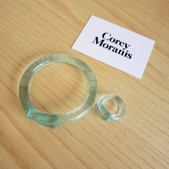 Corey Moranis Jewelry - Corey Moranis Acetate Rod Bracelet & Wrap Ring